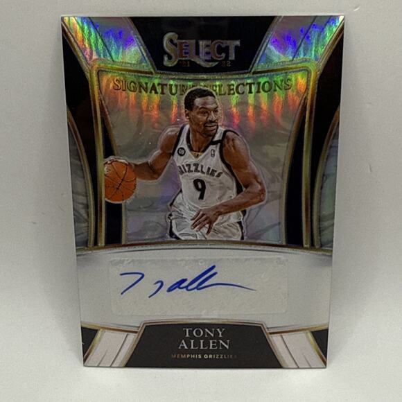 2021-22 Panini Select TONY ALLEN Signature Selections Autograph Silver SS-TAL - Picture 1 of 2